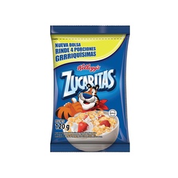 Copos de Maíz Kelloggs Azucarados Zucaritas Bolsa 120 g.