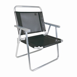 Silla Oversize Mor de Aluminio Negro