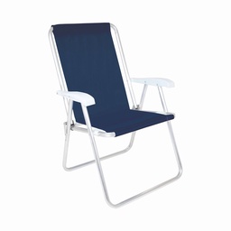 Silla Mor Alta Conforto Sannet de Aluminio Azul Marino