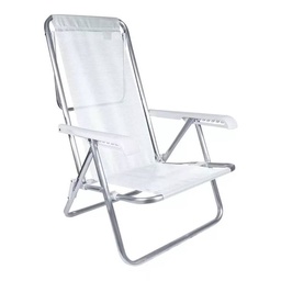 Reposera Aluminio Reclinable  Sannet Blanco Mor 94002269