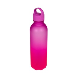 Botella 600 ml Degrade Rosa Tapa Plastica