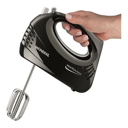 Batidora de Mano Electrica Mondial B-36 Practica Negra 350W