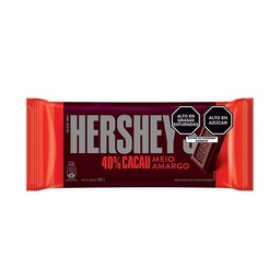 Tableta de Chocolate Semi Amargo Hersheys 82 g.