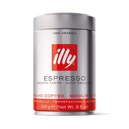 Café en Granos Tostado Illy Lata 250 g.