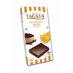 Tableta Chocolate Lacasa Rellena con Naranja 100 g.