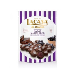 Pasas con Chocolate Negro Lacasa 150 g.