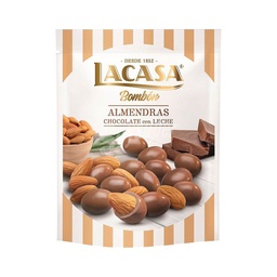 Almendra con Chocolate con Leche Lacasa 125 g.