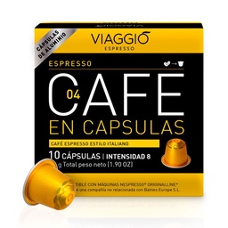 Cápsulas de Café Viaggio Espresso x 10 uni