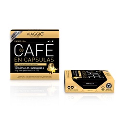 Café en Capsula Viaggio Vaniglia Espresso 55 g.