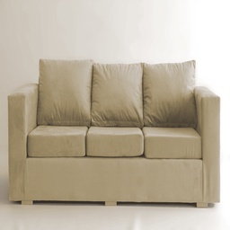 Sillon 3 Cuerpos Pompeya Pana Beige