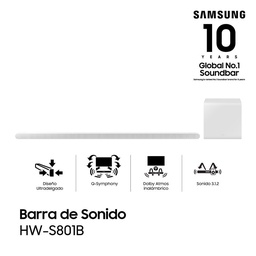 Soundbar Samsung 330W Hw S801b