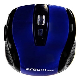 Mouse Inalámbrico Argomtech Ms32 Usb 2,4 Ghz 6 Botones Azul