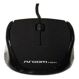 Mouse Óptico Argomtech Ms14 Negro Usb con Cable