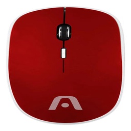 Mouse Óptico Inalámbrico Argomtech Ms31 Usb Rojo