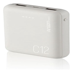 Cargador Portátil Argomtech C12 12000Mah Power Bank Compacto