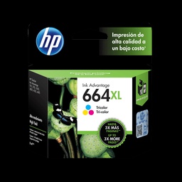 Cartucho de Tinta Hp 664Xl F6v30al Tricolor Original 4535