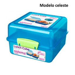 Hermético Sistema Lunch Cube 1.4 lts (Modelos Surtidos)