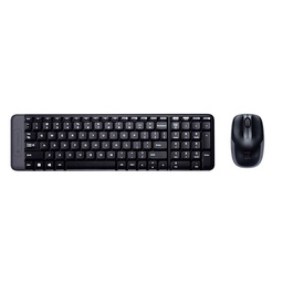 Teclado + Mouse Inalambrico Logitech Mk200 Negro