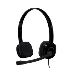 Auricular con Micrófono Logitech H151 Negro