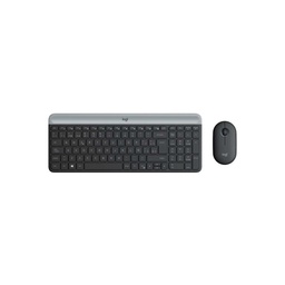 Teclado+mouse Logitech Wir Mk470 Slim Black 920 00