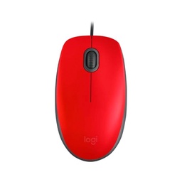 Mouse C Cable Logitech m110 Silent Rojo