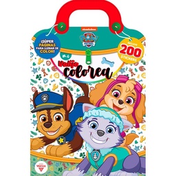 Libro Paw Patrol-mi Valija Colorea