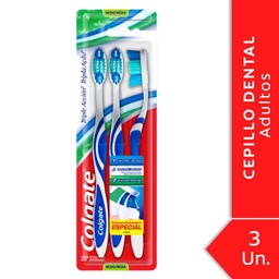 Cepillo de Dientes Colgate Triple Acción 3 uni