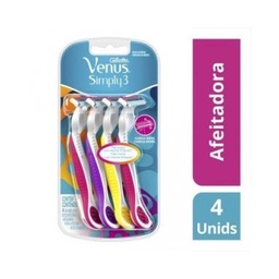 Maquina Afeitar Desechable Venus Simply Base X4un