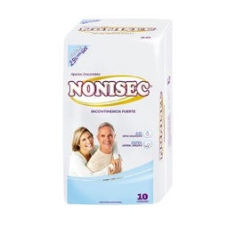 Aposito Nonisec p/incon.fuerte 25%+Gel x10