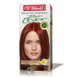 Coloración Biferdil Bio Kit 7.44 Rubio Cobrizo Profundo