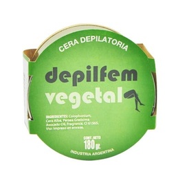 Cera Depilatoria Depilfem Vegetal X180gr