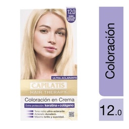 Coloración en Crema Capilatis Rubio Ultra Claro Natural 12.0