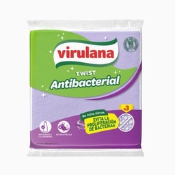 Paños Virulana Twist Antibacterial X3un