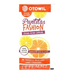 Tratamiento Capilar Otowil Crema Acida Puntitas Fashion X20gr