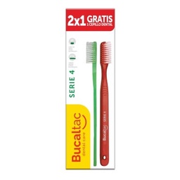 Cepillo Dental Bucal Tac Classic Serie4 X2un