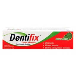 Crema Adhesiva Dentifix Extra Fuerte Menta X40gr