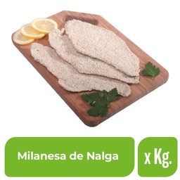 Milanesa de Nalga Rebozada x 1 kg.