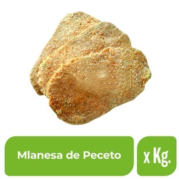 Milanesa de Peceto Rebozada x 1 kg.