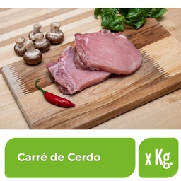 Carré de Cerdo con Hueso Envasado Al Vacío kg.