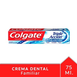 Crema Dental Colgate Triple Acción Extra Blancura 75 gr.