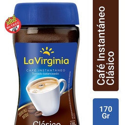 Café Instantáneo La Virginia Clásico 170 gr.