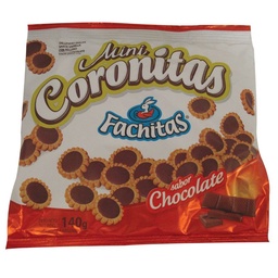 Galletitas Mini Coronitas Fachitas Sabor Chocolate 140 Grs.