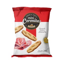 Snack Mini Coronitas Fachitas Jamón 70 gr.