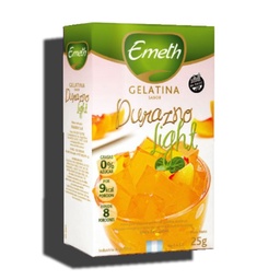 Gelatina Durazno Light Emeth 25 gr.