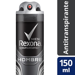 Rexona Desodorante Antitranspirante Masculino Aerosol Hombre 150 ml.