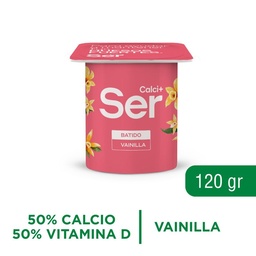 Yogur Descremado Ser Calci+ Vainilla 120 gr.