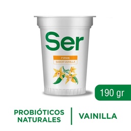 Yogur Descremado Firma Ser Vainilla 190 gr.