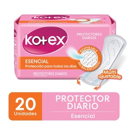 Protector Diario Esencial Kotex 20 Ud.