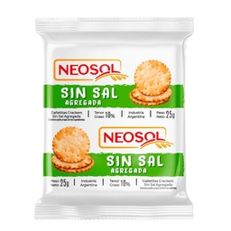 Galletitas Crackers Neosol Sin Sal Agregada 25 Grs.