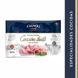 Jamón Cagnoli Cocción Lenta 120 gr.